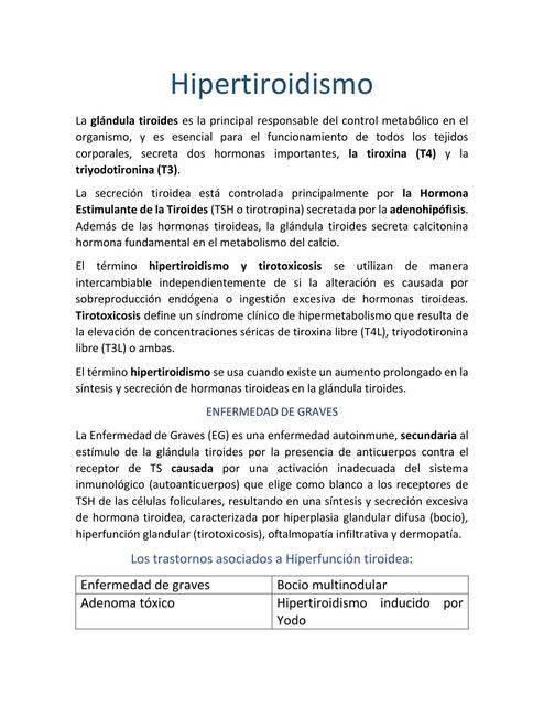 Hipertiroidismo