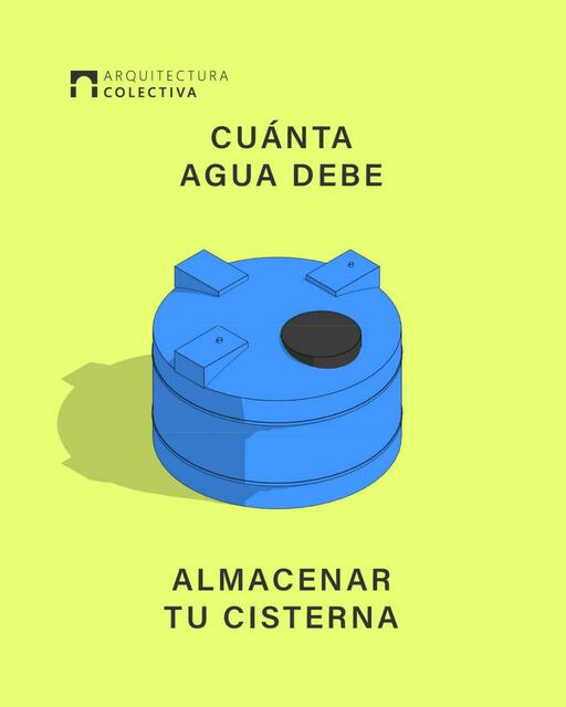 Agua que se Debe Almacenar en Cisterna