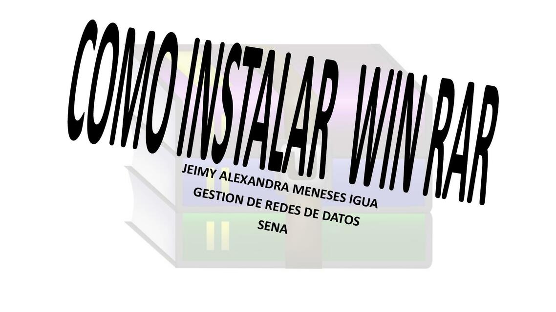 Como instalar WinRAR ppt