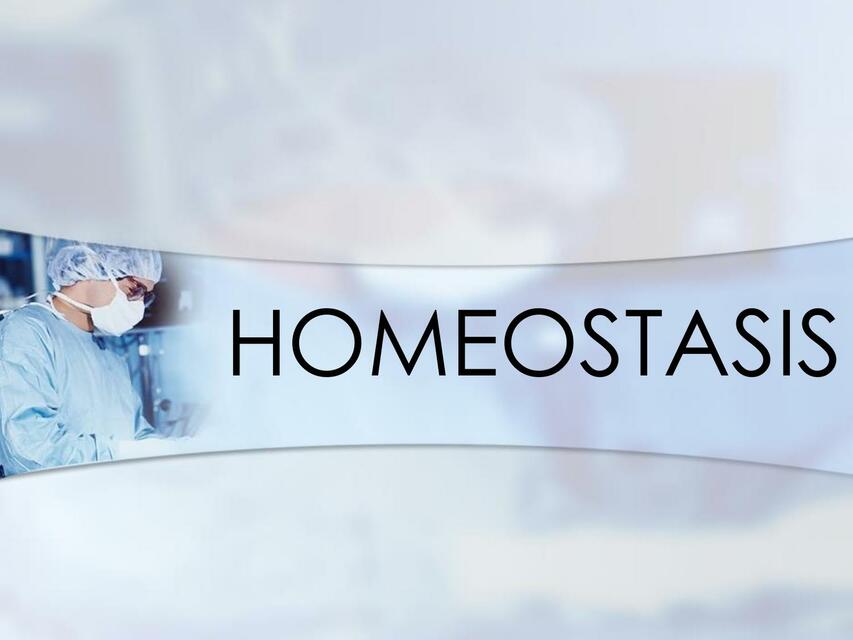 Homeostasis 