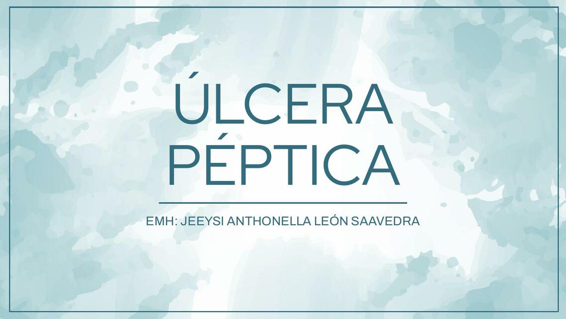 Úlcera Péptica 