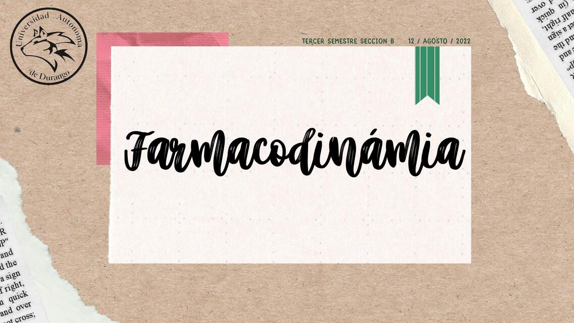 Farmacodinamia