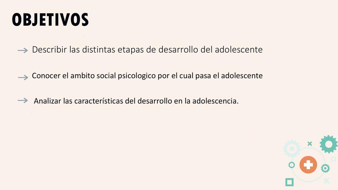 Desarrollo del adolescente