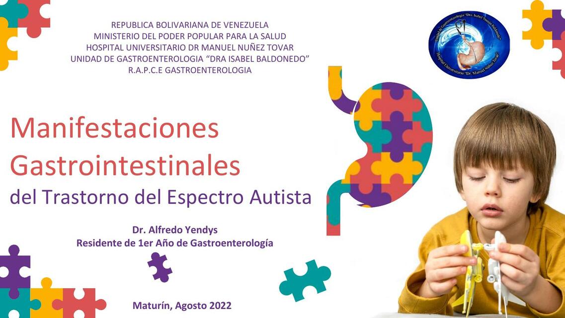 Manifestaciones Gastrointestinales en el Trastorno del Espectro Autista