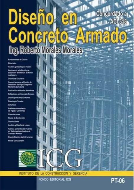 Disñoo en Concreto Armado - Roberto Morales