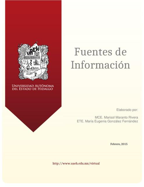 Fuentes de Información