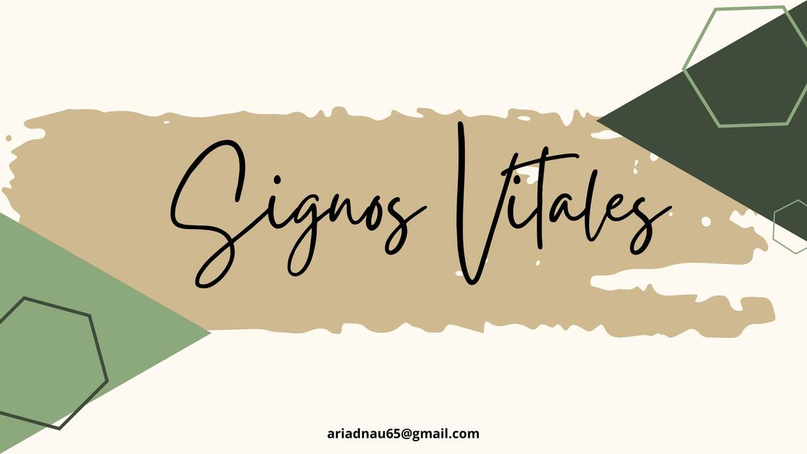 SIGNOS VITALES