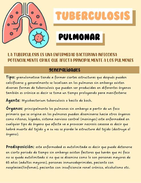 Tuberculosis pulmonar 