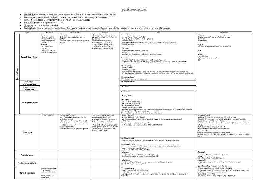 Micosis Superficiales 