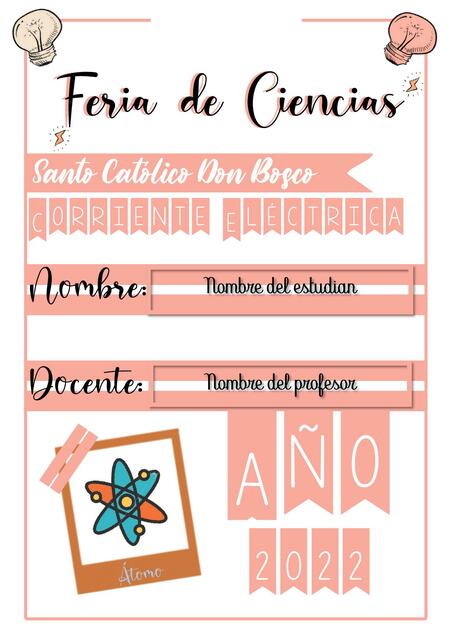 Portada feria de ciencias