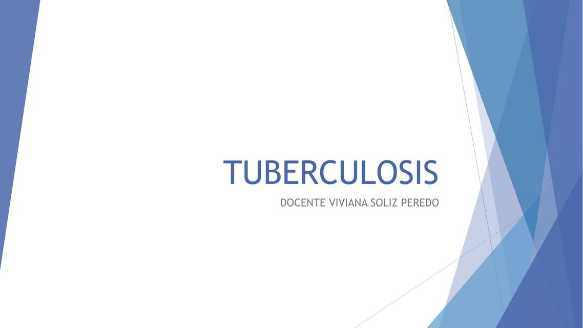 Tuberculosis