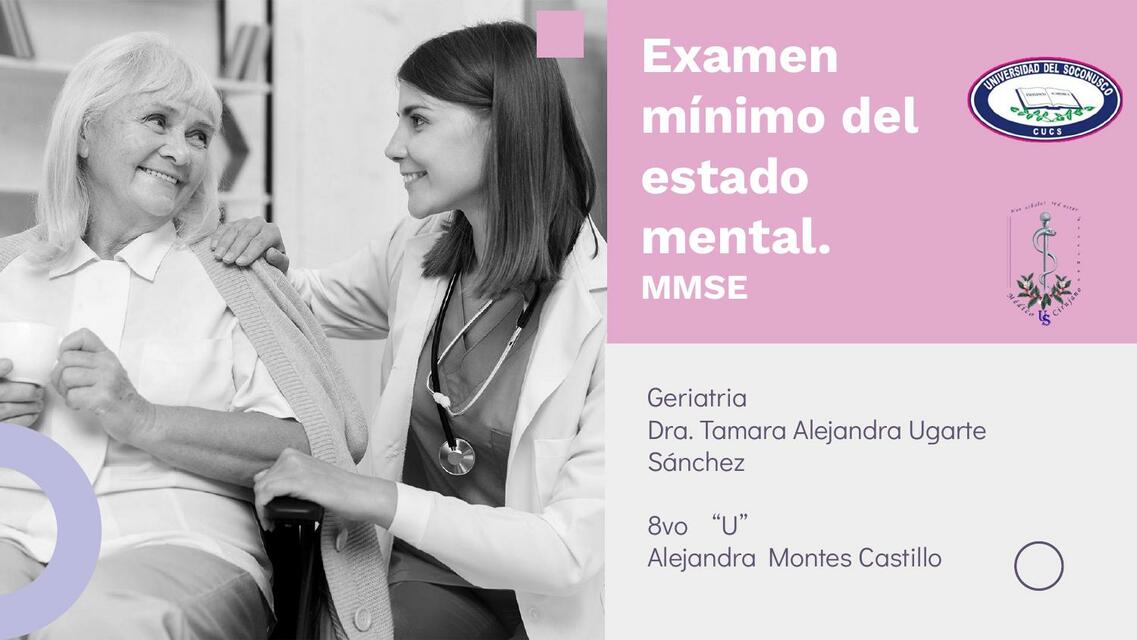 Examen Mínimo del Estado Mental | Alejandra Montes | uDocz