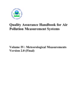 EPA Volume IV Meteorological Measurements