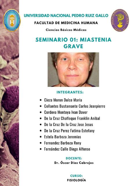 Seminario 01: Miastenia Grave