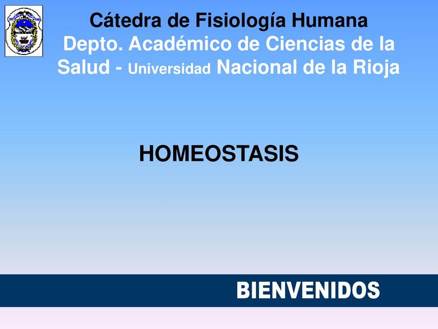 Homeostasis