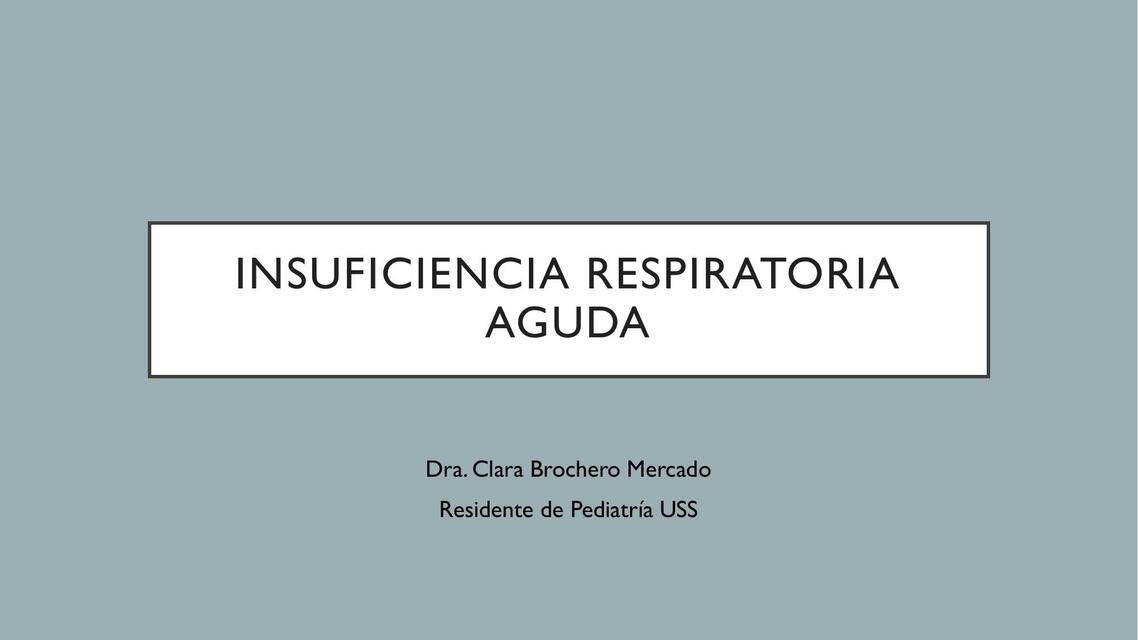 Insuficiencia Respiratoria