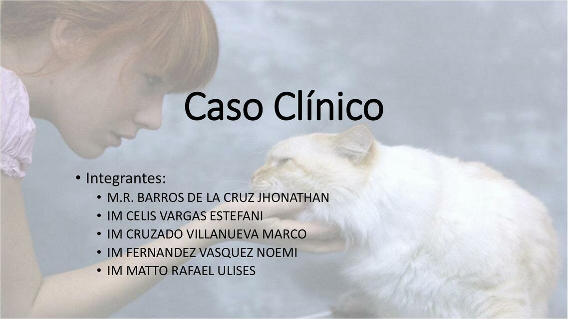 Caso clínico pediatría