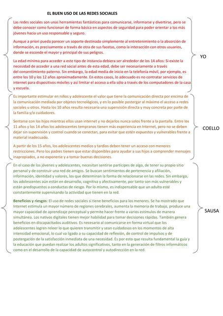 El Buen Número de las Redes Sociales