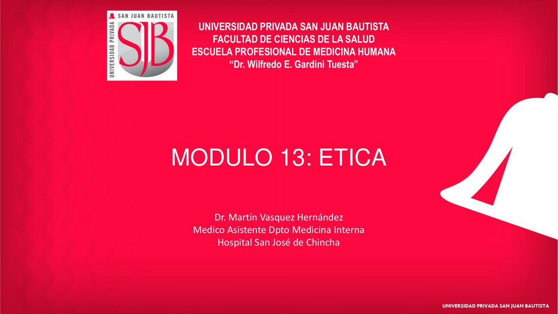 Módulo 13 Ética