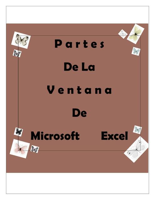 Partes de Excel y Funciones Básicas