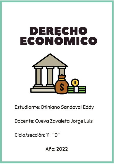 Cuadro comparativo - Derecho Económico con otras ciencias jurídicas