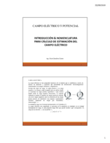 Campo Eléctrico Potencial