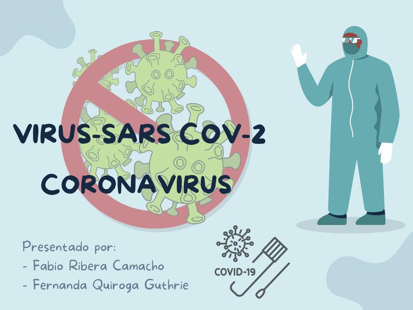 Diapositivas del Virus  SARS CoV 2 (Coronavirus)