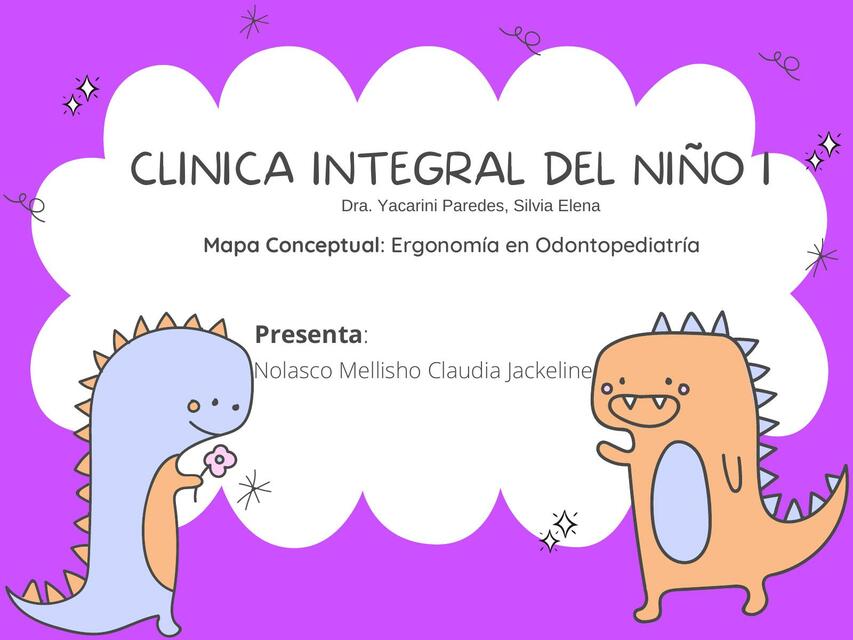 Ergonomía en Odontopediatría