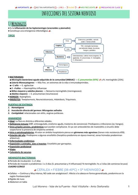 Infecciones del Sistema Nervioso 