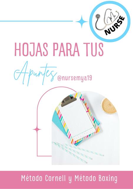 Hojas para apuntes