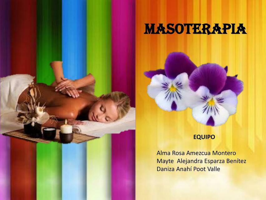 Exposicion Masoterapia