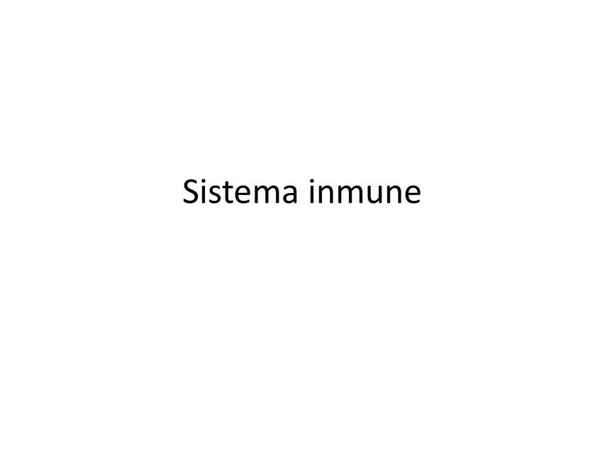 Sistema Inmune