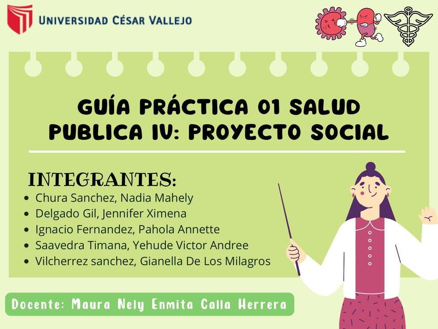 Guía Práctica de Salud Pública y Proyecto Social