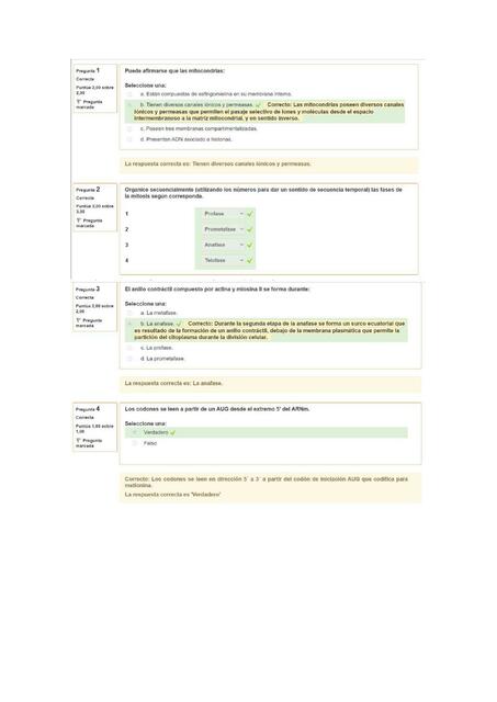 Segundo Parcial Biología Celular 2020