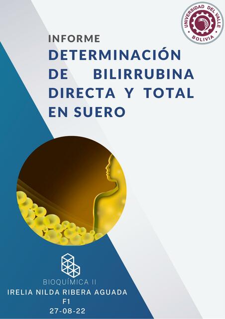 Determinación de Bilirrubina Directa y Total en Suero 