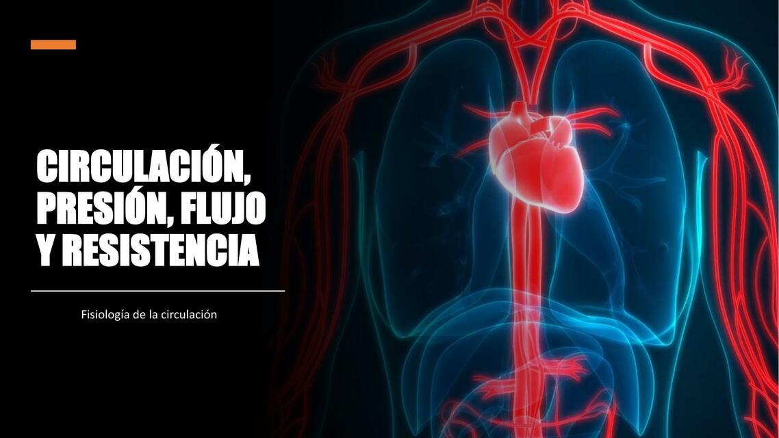 Circulación, Presión, Flujo y Resistencia 