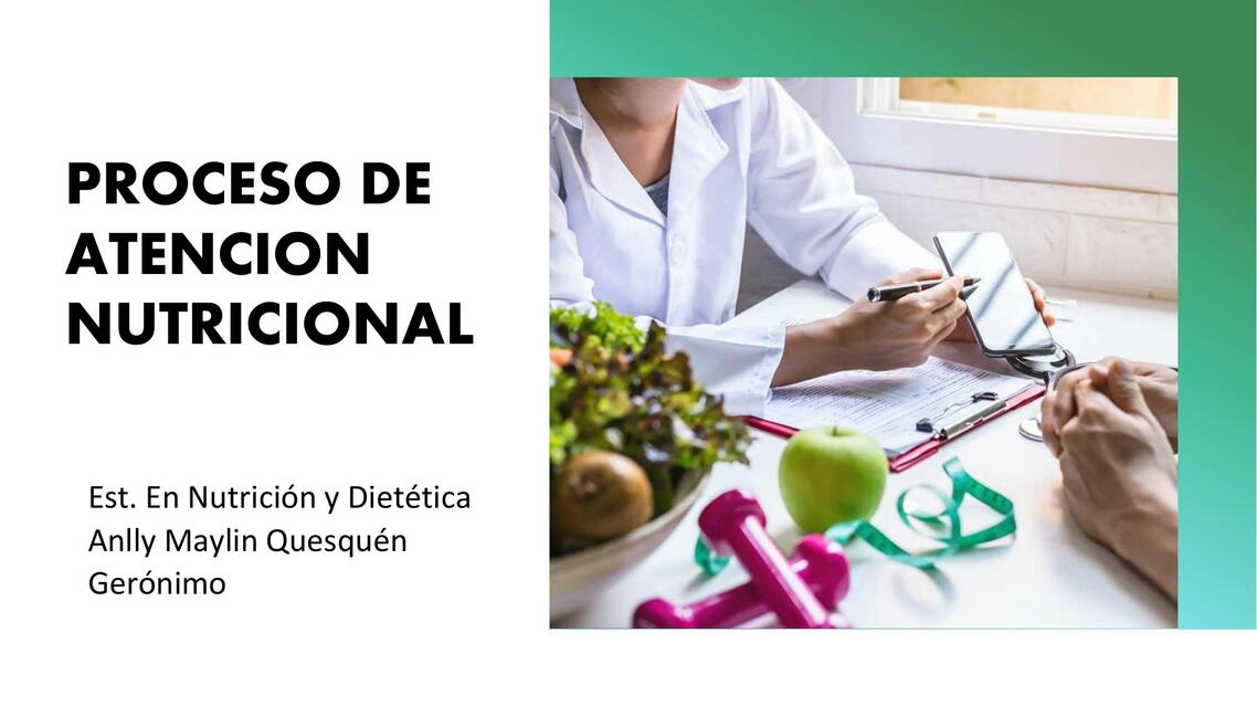 Proceso de Atención Nutricional 