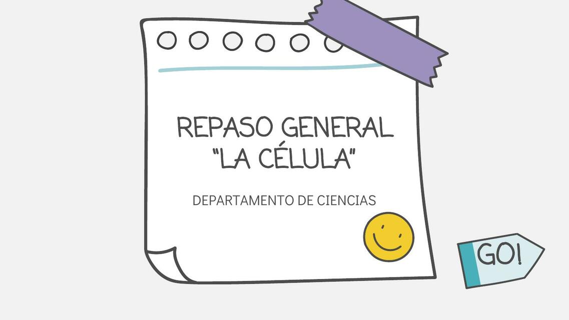 Repaso general “la célula”