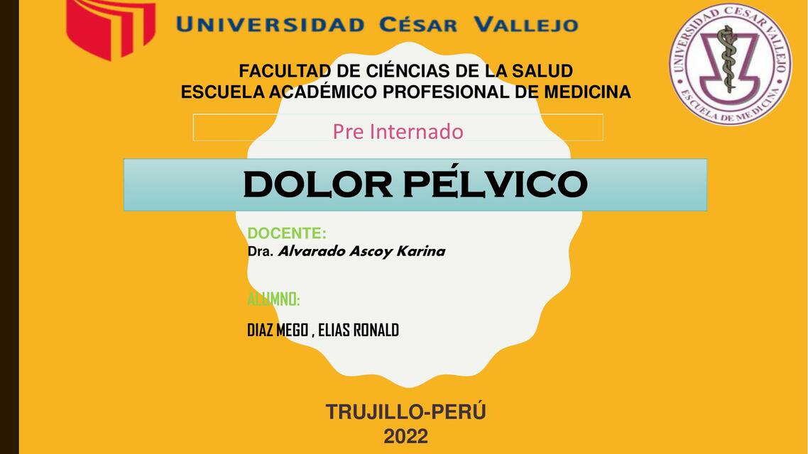 Dolor pélvico 