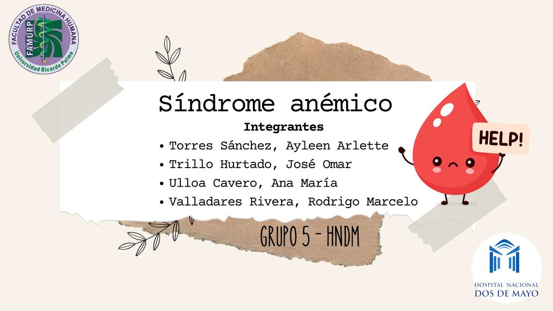 Síndrome anémico 