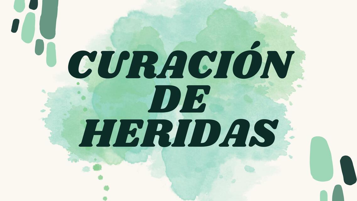 Curación de Heridas