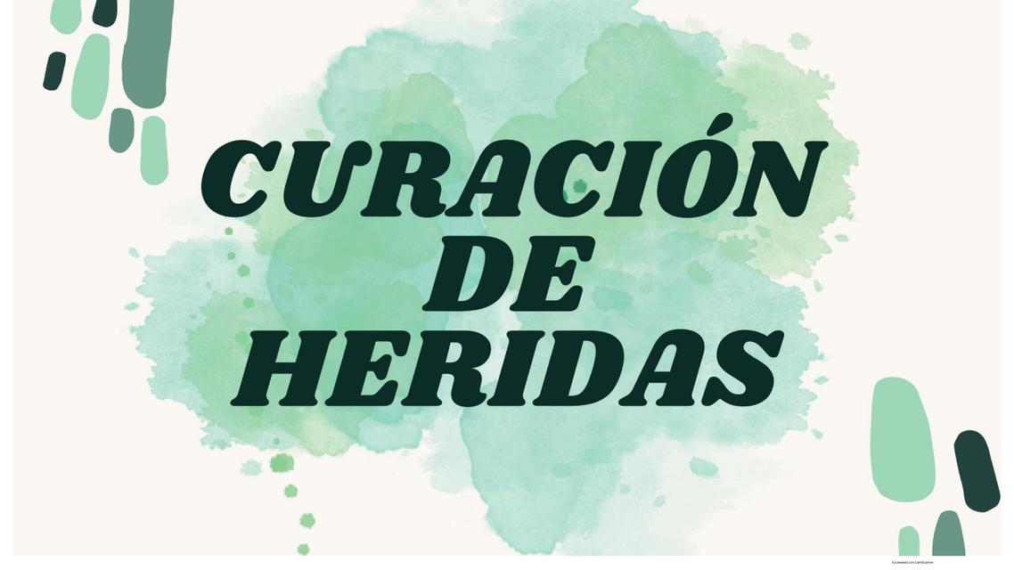 curacion de heridas