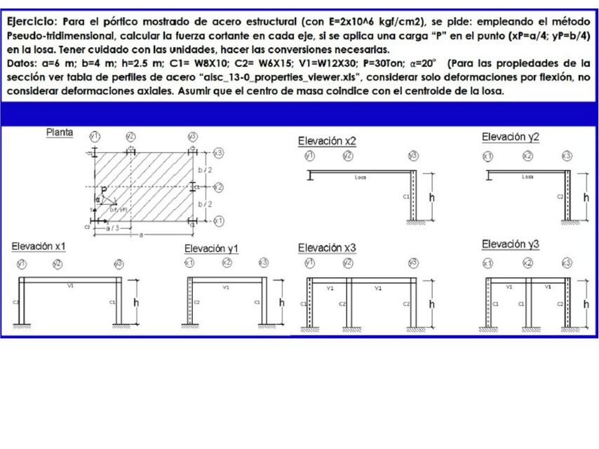 Ejercicios Diseño estructural