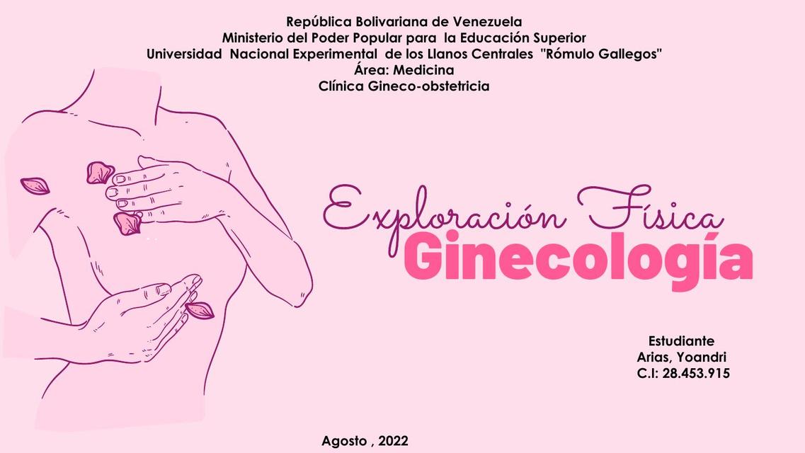 SEMINARIO EXPLORACION FISICA GINECO