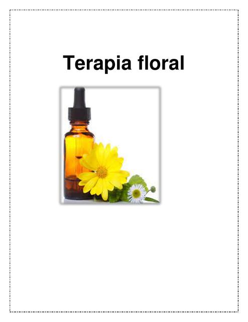 Terapía floral