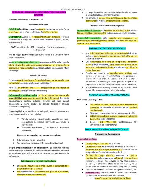 Herencia multifactorial