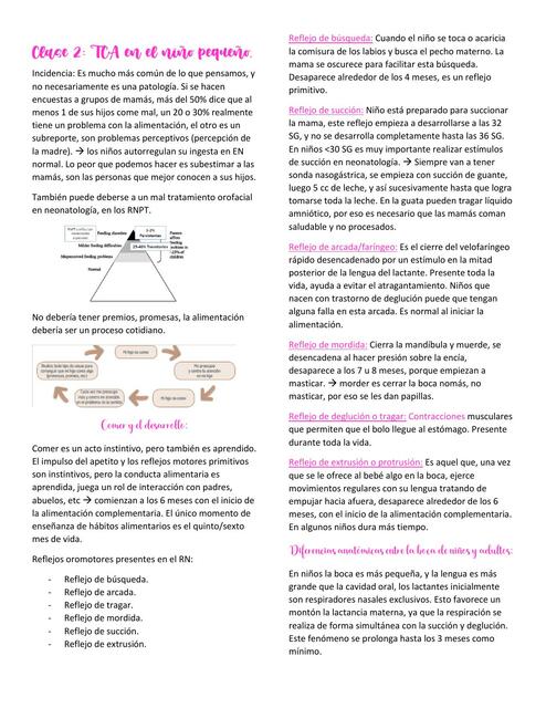 TCA en el niño 