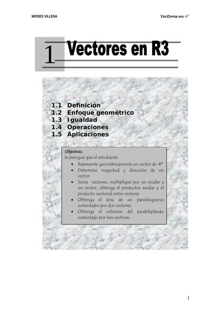 Vectores en R3