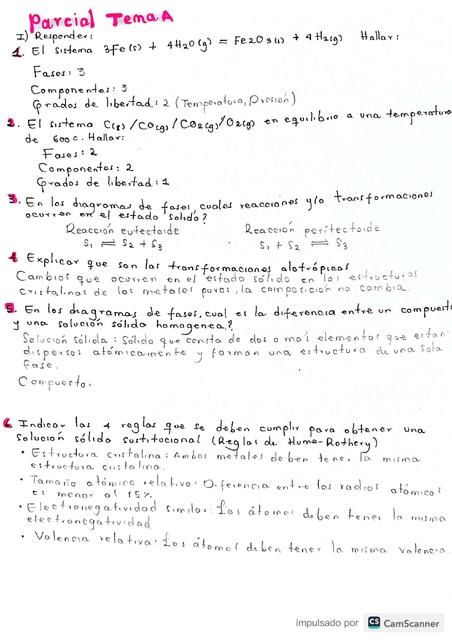 PARCIAL. Química orgánica para ciencia de los materiales solucionado.