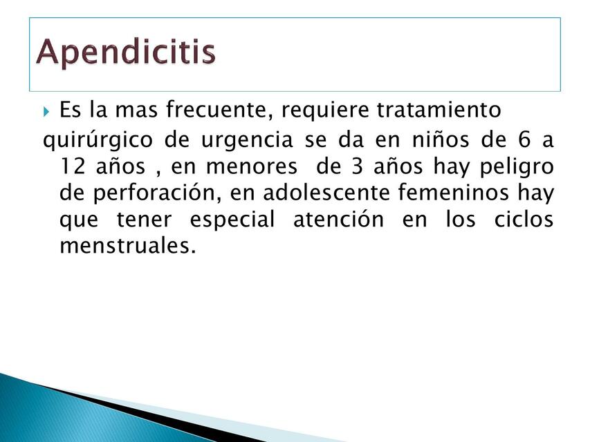 Apendicitis